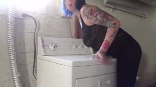 Laundry Slut Humpfucks Her Dryer