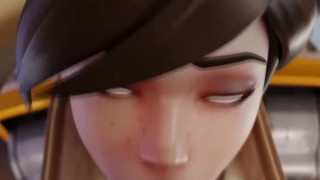 Tracer Blowjob from Overwatch Animation 3D with SOUND