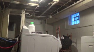 Doing The Laundry Naked In A Shared Basement (You can hear my neighbors!)