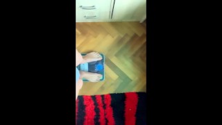 How teen weight change before and after water anal inflation