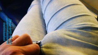 HORNY PUBLIC EXHIBITION IN PUBLIC PLACE IN THE TRAIN ITALY