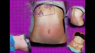 sensual girl Fetish boots Sexy feet, belly sensual (Fantasy of Paula)