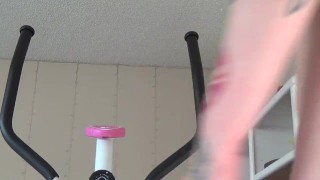 Naked On A Stair Stepper