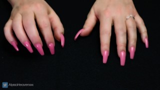 Long Nails Fetish - Bimbo Nail Tapping