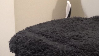 Young Elle Pisses In A Cup, Smells It, & Then Dumps It On Her Ass