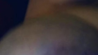 Licking my own big tits!