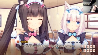 Fat Incel Cries while Catgirls are sad
