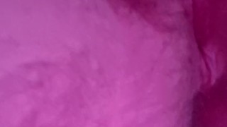 FtM barely fits dildo in tight and wet boi pussy
