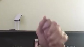Morning jerk off and cum shot