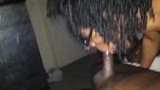 Riding dick and sloppy toppy