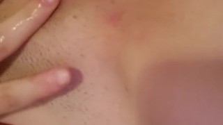 Masterbating and playing with my mini body wand