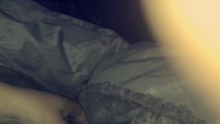 teen caught playing with herself.