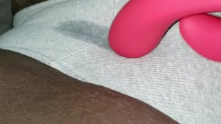 Wetting and cumming in my panties (pulsing pussy)