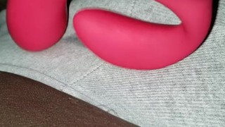 Wetting and cumming in my panties (pulsing pussy)