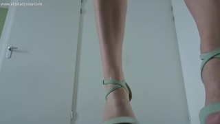high heel and leg worship