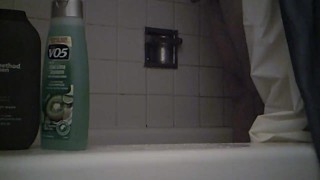 Jerking off in the shower. (sex toy giveaway at 500 likes)