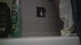 Jerking off in the shower. (sex toy giveaway at 500 likes)