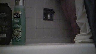 Jerking off in the shower. (sex toy giveaway at 500 likes)