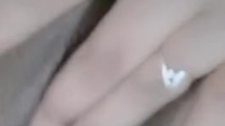 Black babe plays with her pussy after masterbation