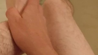 Male feet bath