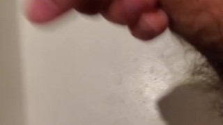 Horny before getting in the shower...wait for the cumshot