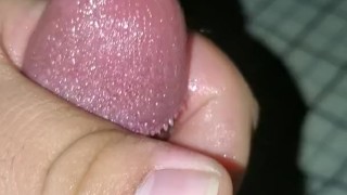 Small dickk shoots sticky load