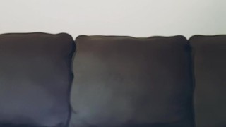 Masked man oils his sexy body part 1!