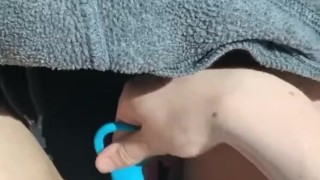 Using my toy outside the dorms