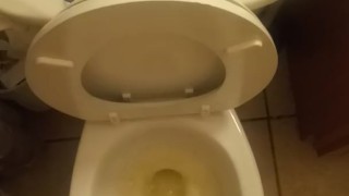 Big dick taking a piss