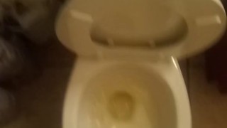 Big dick taking a piss
