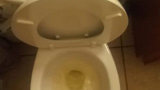 Big dick taking a piss