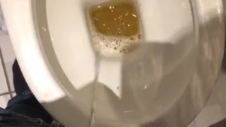Young twink pissing