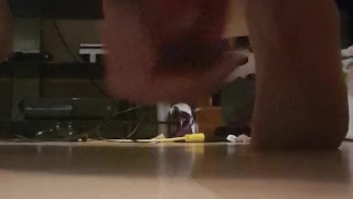 Fucking myself with 2 dildos