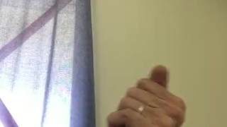 Sexy big cock tattoo guy jerks off