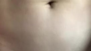 Sexy collage student plays with huge dildo in her dorm room
