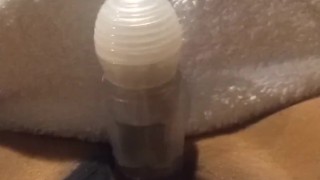 Pussy play and smoking
