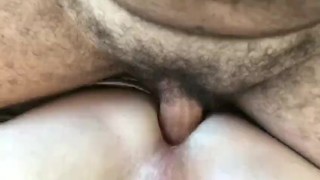 Hung latino daddy barebacking his white stepson