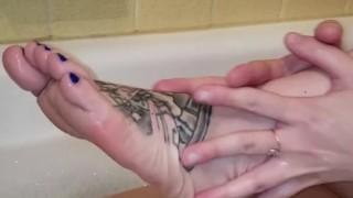 Just some fun in the tub