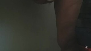 Sexy BBW playing in the shower with her dildo