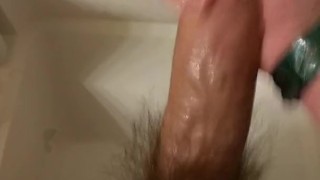 Solo Male Shower Jerk Off And Cumshot With Male Moaning