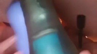 Pleasing myself while daddy is away