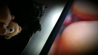 Masturbating To a Teddy Bear With Huge Dick Cumshot