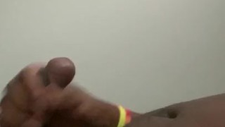Black guy solo wank to straight porn