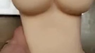 Luvs2cumm69 fucks & cums in new busty tor sex doll for 1st time.SUPER HOT!