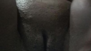 Rubbing my juicy pussy while family is in the other room