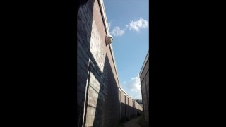 I think they saw me from those windows. Nobody knew what was in my ass tho!