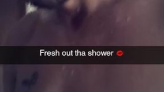After Shower Snapchat