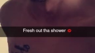 After Shower Snapchat