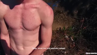  CZECH HUNTER 426 - Hot Stud Gets His Tight Ass Boned Out In Public