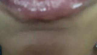 DSL Slo mo Daddy CUM ON LIPS
